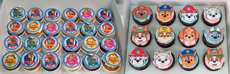 paw patrol cupcakes